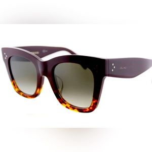 Celine Catherine Sunglasses in Black Havana